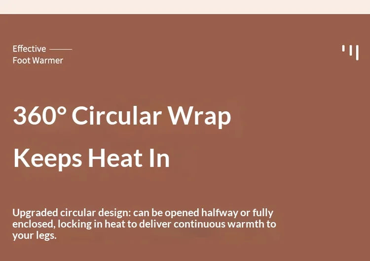 Foot Warmer Winter Office Dormitory Table Under Cover Electric Heating Intelligent Temperature Control Warm-up Device Heater