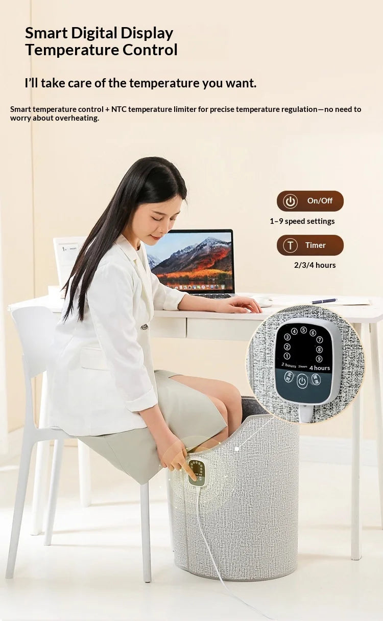 Foot Warmer Winter Office Dormitory Table Under Cover Electric Heating Intelligent Temperature Control Warm-up Device Heater