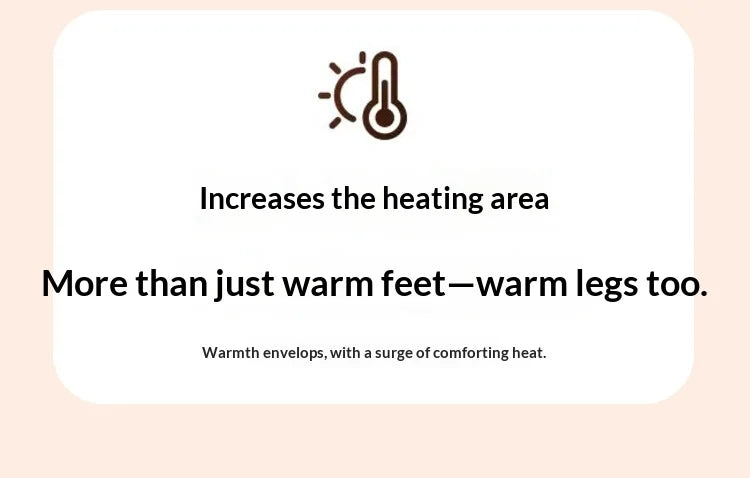 Foot Warmer Winter Office Dormitory Table Under Cover Electric Heating Intelligent Temperature Control Warm-up Device Heater